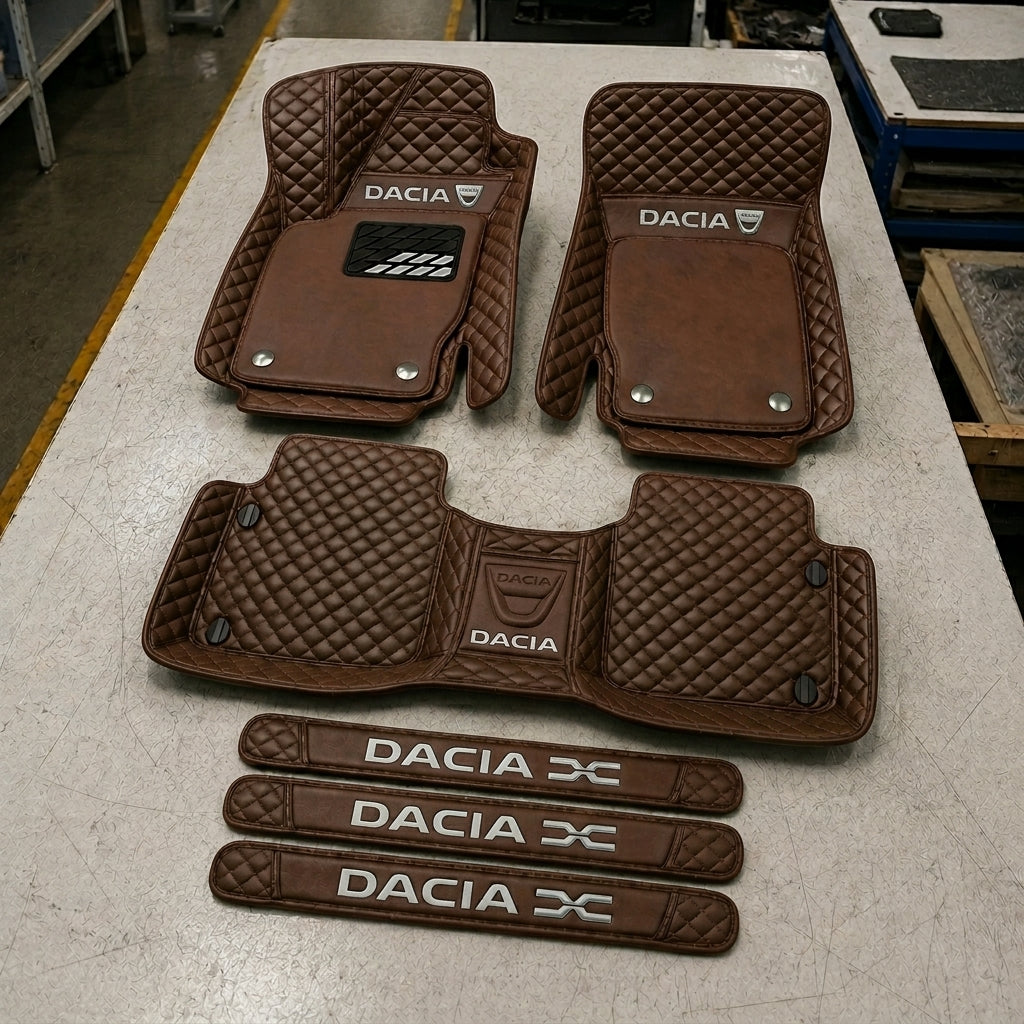 Set di Tappetini Auto Premium in Pelle Ecologica — Protezione Elegante per la Tua Auto
