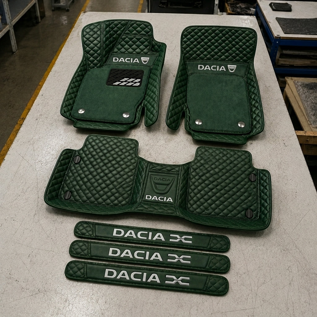 Set di Tappetini Auto Premium in Pelle Ecologica — Protezione Elegante per la Tua Auto
