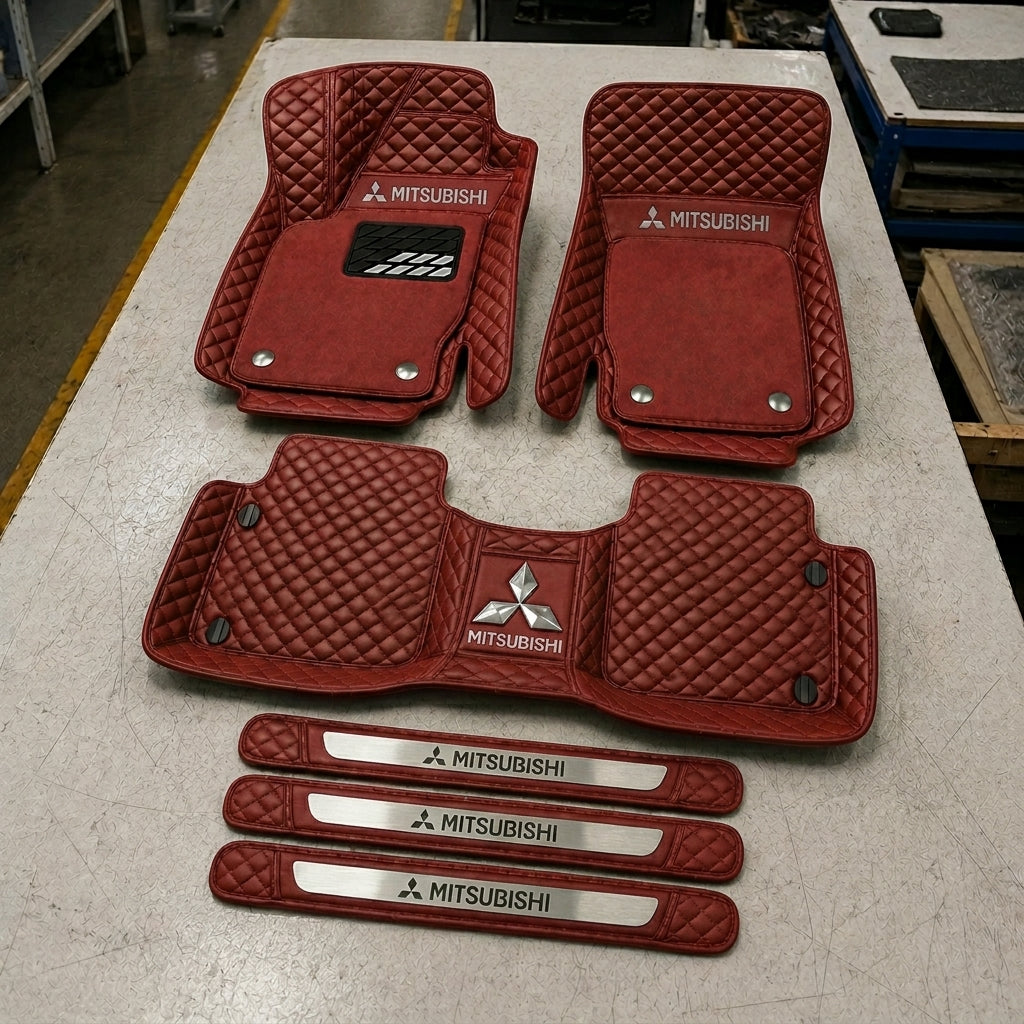 Set di Tappetini Auto Premium in Pelle Ecologica — Protezione Elegante per la Tua Auto