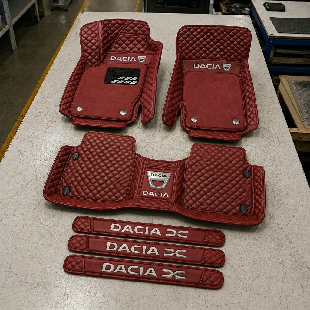 Set di Tappetini Auto Premium in Pelle Ecologica — Protezione Elegante per la Tua Auto